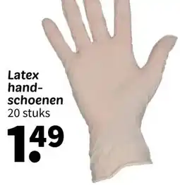 Wibra Latex hand- schoenen aanbieding