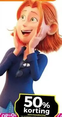 Trekpleister op artikelen met een roze sticker aanbieding