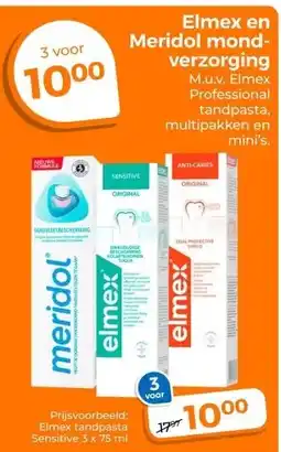 Trekpleister Elmex en Meridol mond- verzorging aanbieding