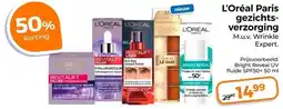 Trekpleister L'Oréal Paris gezichts- verzorging aanbieding