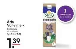 Sligro Arla Volle melk aanbieding