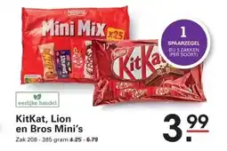 Sligro KitKat, Lion en Bros Mini's aanbieding