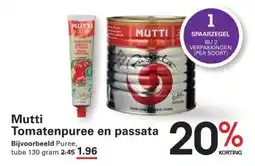Sligro Mutti Tomatenpuree en passata aanbieding