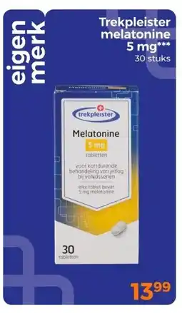 Trekpleister Trekpleister melatonine 5 mg aanbieding