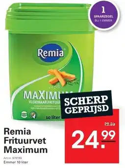 Sligro Remia Frituurvet Maximum aanbieding
