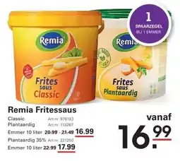 Sligro Remia Fritessaus aanbieding