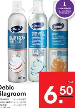 Sligro Debic Slagroom aanbieding