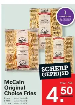 Sligro McCain Original Choice Fries aanbieding