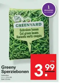 Sligro Greeny Sperziebonen aanbieding