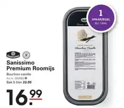 Sligro Sanissimo Premium Roomijs aanbieding