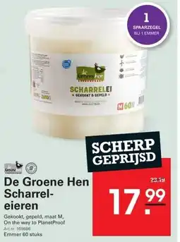 Sligro De Groene Hen Scharrel-eieren aanbieding