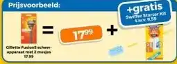 Trekpleister Gillette Fusions scheer- apparaat met 2 meses aanbieding