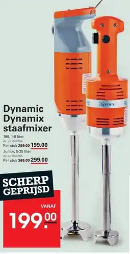 Sligro Dynamic Dynamix staafmixer aanbieding