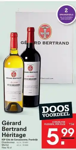 Sligro Gérard Bertrand Héritage aanbieding