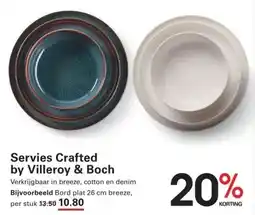 Sligro Servies Crafted by Villeroy & Boch aanbieding