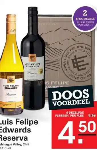 Sligro Luis Felipe Edwards Reserva aanbieding
