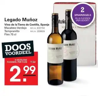 Sligro Legado Muñoz aanbieding