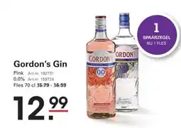 Sligro Gordon's Gin aanbieding