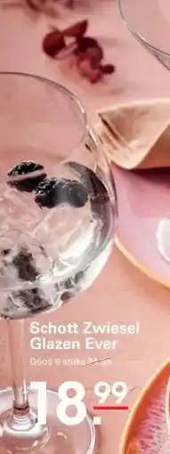 Sligro Schott Zwiesel Glazen Ever aanbieding