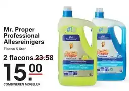 Sligro Mr. Proper Professional Allesreinigers aanbieding