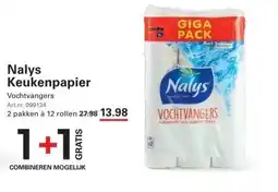 Sligro Nalys Keukenpapier aanbieding