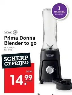 Sligro Prima Donna Blender to go aanbieding