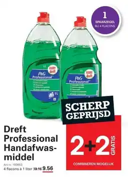 Sligro Dreftprofessional Handafwas-middel aanbieding