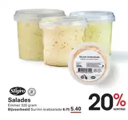 Sligro Salades aanbieding