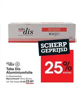Sligro dis Take Dis Aluminiumfolie aanbieding