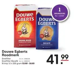 Sligro Douwe Egberts Roodmerk aanbieding