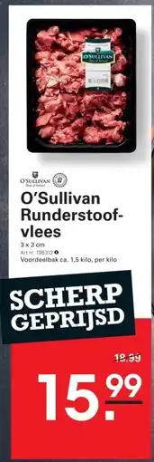 Sligro O'Sullivan Runderstoof-vlees aanbieding