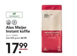 Sligro Alex Meijer Instant koffie aanbieding