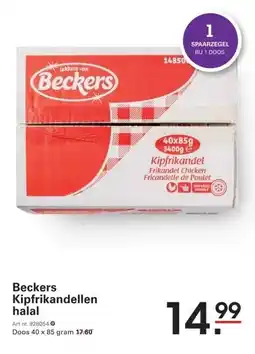 Sligro Beckers Kipfrikandellen halal aanbieding