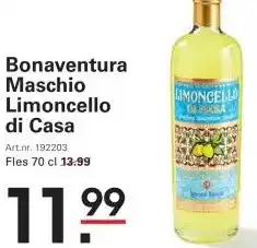 Sligro Bonaventura Maschio Limoncello di Casa aanbieding