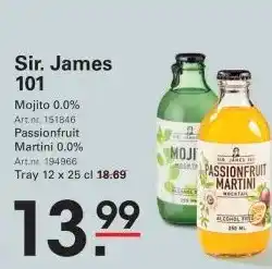 Sligro Sir. James 101 aanbieding
