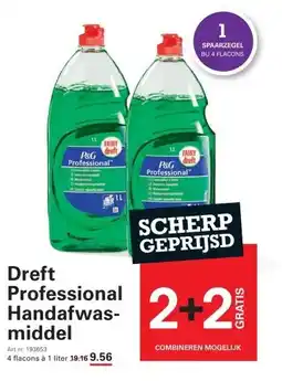 Sligro Dreft Professional Handafwas- middel aanbieding