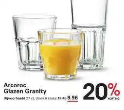 Sligro Arcoroc Glazen Granity aanbieding