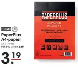 Sligro PaperPlus A4-papier aanbieding