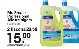Sligro Mr. Proper Professional Allesreinigers aanbieding