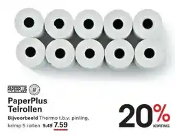 Sligro PaperPlus Telrollen aanbieding