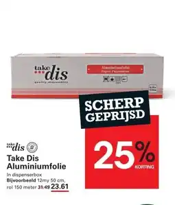 Sligro Take Dis Aluminiumfolie aanbieding