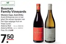 Sligro Bosman Family Vineyards aanbieding