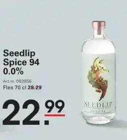 Sligro Seedlip Spice 94 0.0% aanbieding