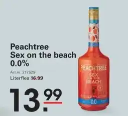 Sligro Peachtree Sex on the beach 0.0% aanbieding