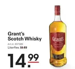 Sligro Grant's Scotch Whisky aanbieding