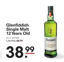 Sligro Glenfiddich Single Malt 12 Years Old aanbieding