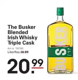 Sligro The Busker Blended Irish Whisky Triple Cask aanbieding