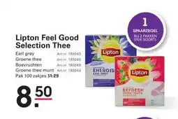 Sligro Lipton Feel Good Selection Thee aanbieding