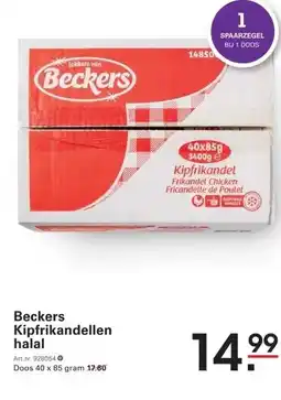 Sligro Beckers Kipfrikandellen halal aanbieding