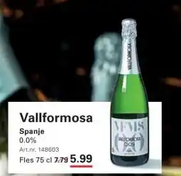 Sligro Vallformosa Spanje 0.0% aanbieding